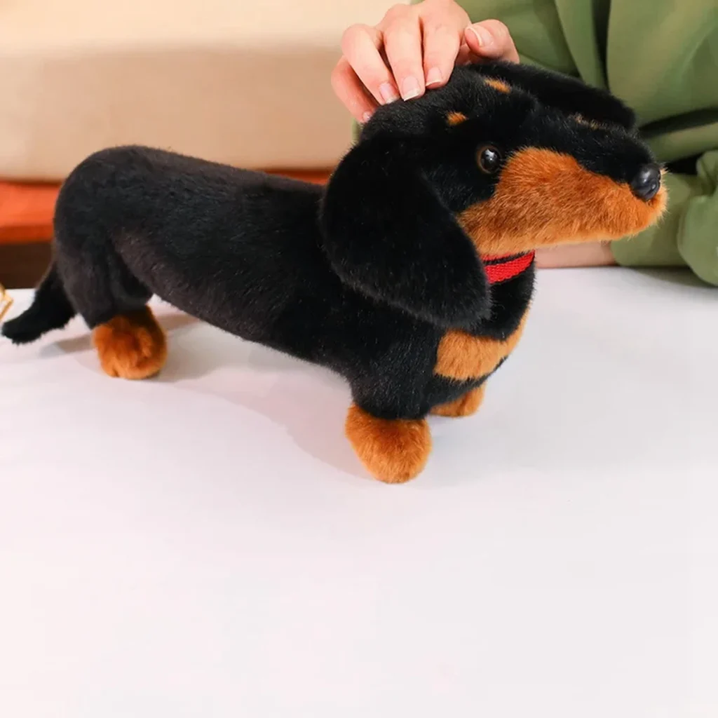 Kuscheltier Hund Wie Echt Stehend