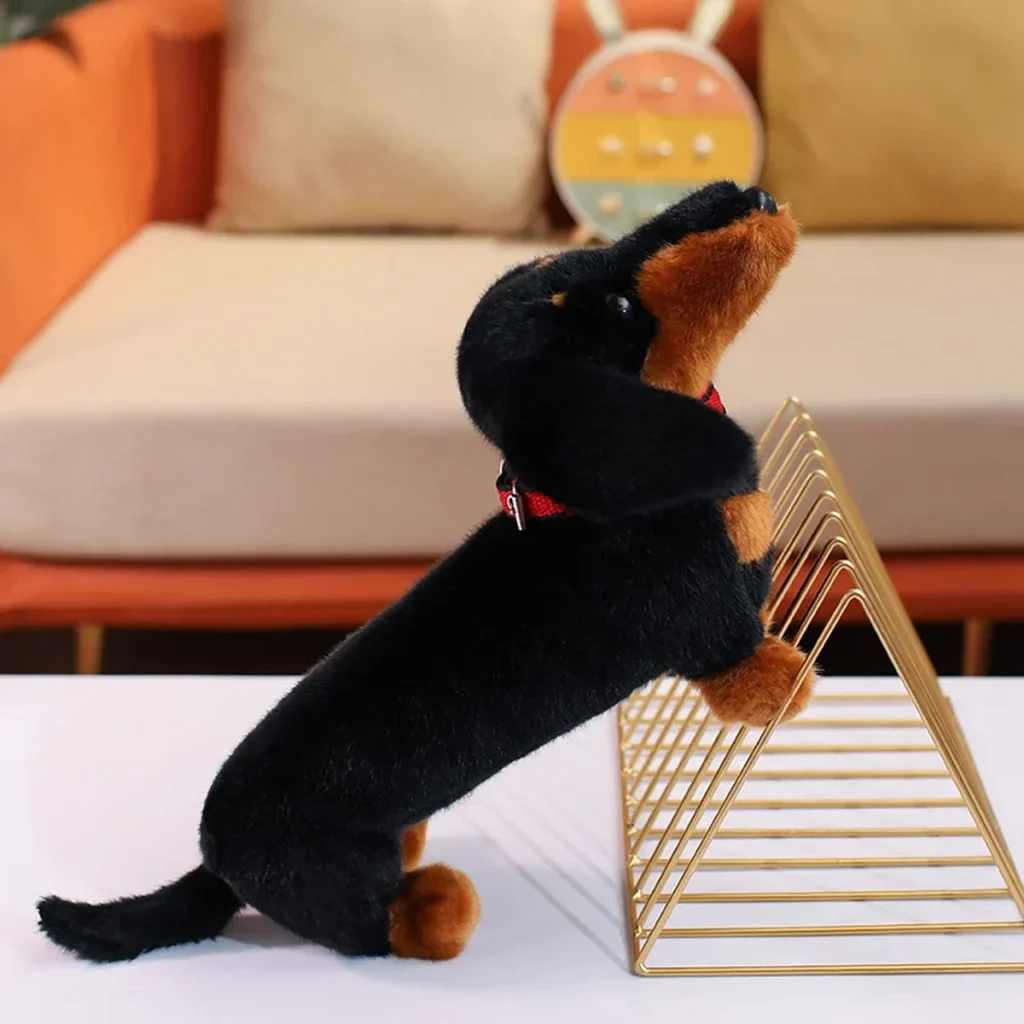 Kuscheltier Hund Wie Echt Stehend