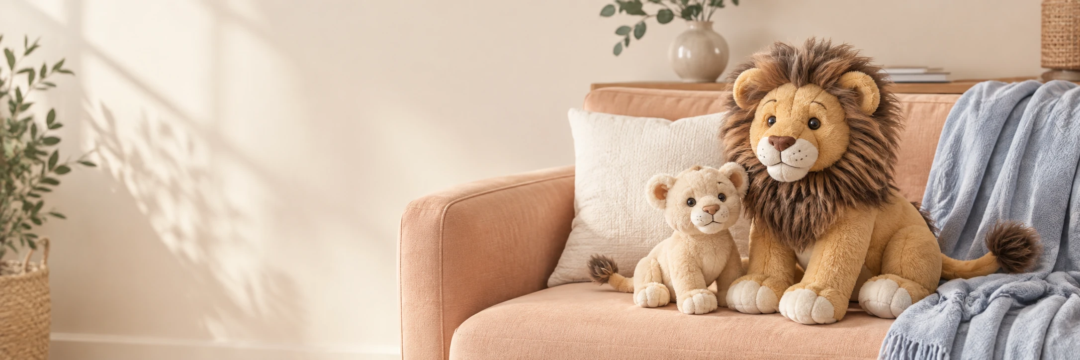 Löwe Kuscheltier